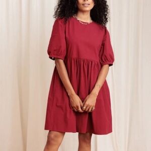 Tradlands Nico 2.0 Dress in Garnet (L)